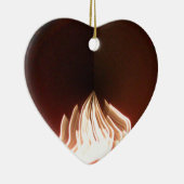 Prachtige Abstracte Flame Art Print Keramisch Ornament (Rechts)