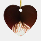 Prachtige Abstracte Flame Art Print Keramisch Ornament (Voorkant)