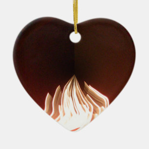 Prachtige Abstracte Flame Art Print Keramisch Ornament