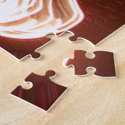 Prachtige Abstracte Flame Art Print Legpuzzel (Zijkant)