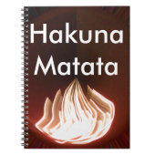 Prachtige Abstracte Flame Art Print Notitieboek (Voorkant)