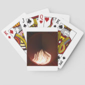 Prachtige Abstracte Flame Art Print Pokerkaarten (Achterkant)