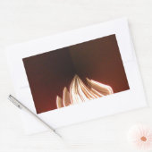 Prachtige Abstracte Flame Art Print Rechthoekige Sticker (Envelop)