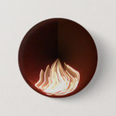 Prachtige Abstracte Flame Art Print Ronde Button 5,7 Cm (Voorkant)