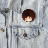 Prachtige Abstracte Flame Art Print Ronde Button 5,7 Cm (In situ)