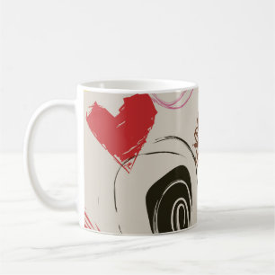 Prachtige Abstracte, kribbelbare koffie-Mok Koffiemok