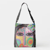 Prachtige Abstracte kunst Crossbody Tas (Achterkant)