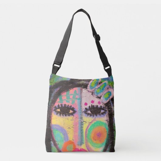 Prachtige Abstracte kunst Crossbody Tas (Voorkant)