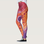 Prachtige Abstracte kunst Leggings (Links)