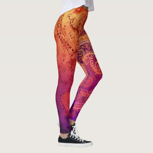 Prachtige Abstracte kunst Leggings (Rechts)