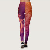 Prachtige Abstracte kunst Leggings (Achterkant)