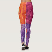 Prachtige Abstracte kunst Leggings (Achterkant)