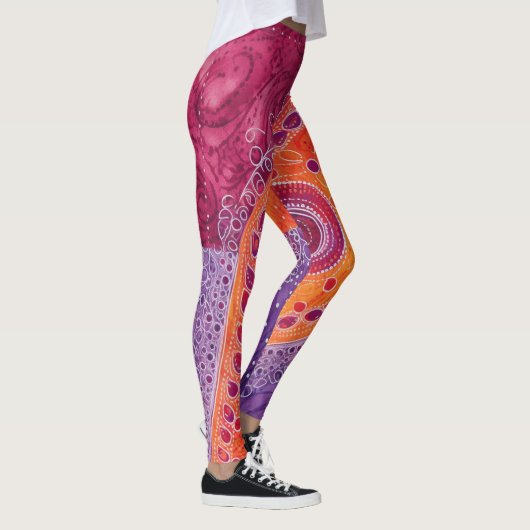 Prachtige Abstracte kunst Leggings (Rechts)