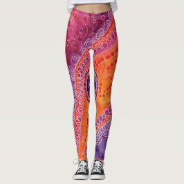 Prachtige Abstracte kunst Leggings