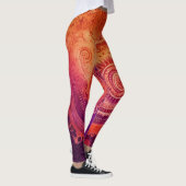 Prachtige Abstracte kunst Leggings (Rechts)