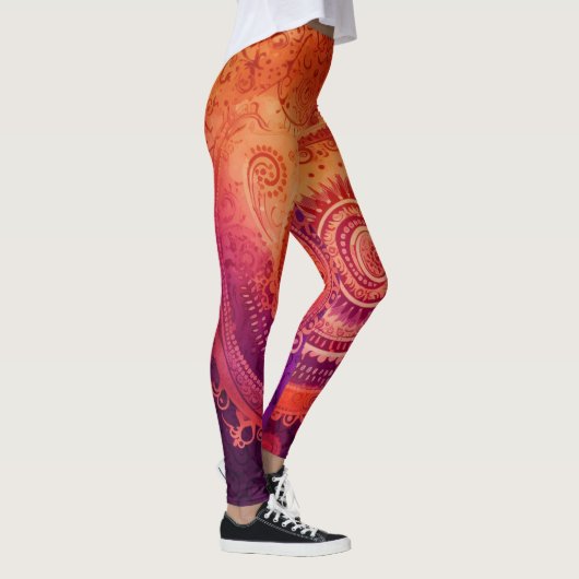 Prachtige Abstracte kunst Leggings (Rechts)