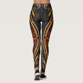 Prachtige Abstracte kunst Leggings (Achterkant)