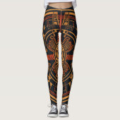 Prachtige Abstracte kunst Leggings (Voorkant)