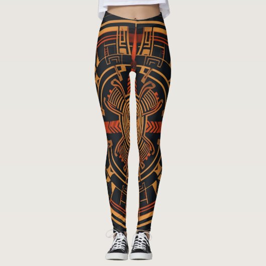 Prachtige Abstracte kunst Leggings (Voorkant)