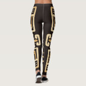 Prachtige Abstracte kunst Leggings (Achterkant)