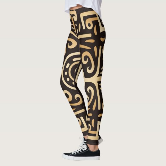 Prachtige Abstracte kunst Leggings (Links)