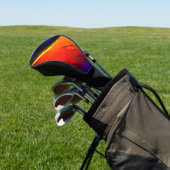 Prachtige Abstracte kunst op donkere achtergrond Golfheadcover (Insitu)