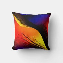 Prachtige Abstracte kunst op donkere achtergrond Kussen