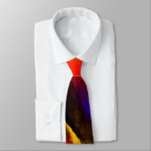 Prachtige Abstracte kunst op donkere achtergrond Stropdas (Gebonden)