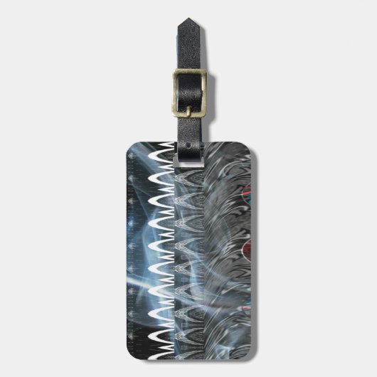 Prachtige Abstracte kunstprint Bagagelabel (Voorkant verticaal)