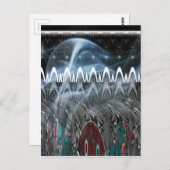 Prachtige Abstracte kunstprint Briefkaart (Voorkant / Achterkant)