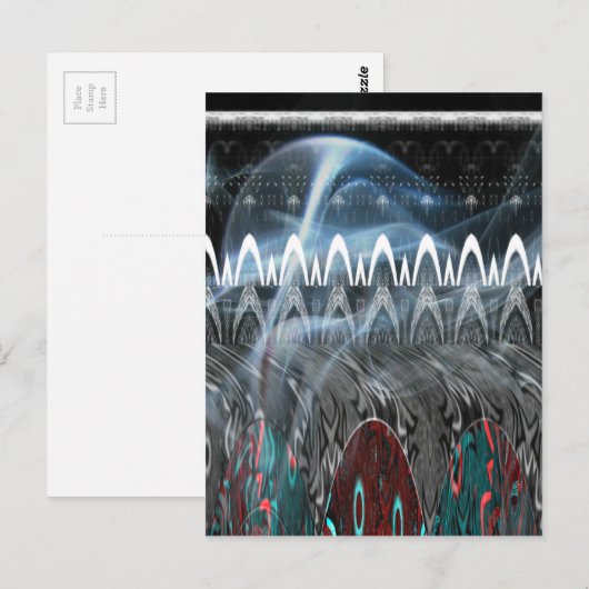 Prachtige Abstracte kunstprint Briefkaart (Voorkant / Achterkant)