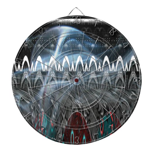 Prachtige Abstracte kunstprint Dartbord (Voorkant)