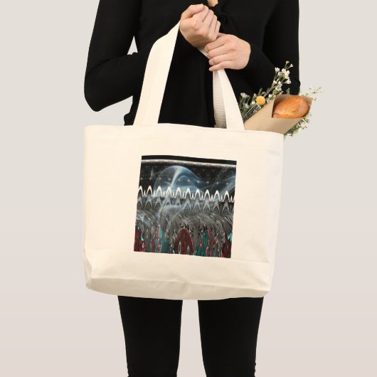 Prachtige Abstracte kunstprint Grote Tote Bag (Voorkant (product))
