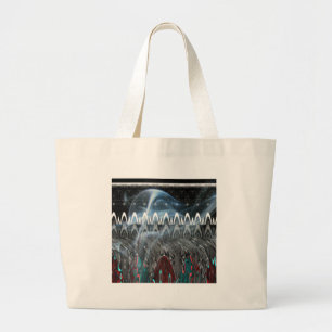Prachtige Abstracte kunstprint Grote Tote Bag