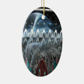 Prachtige Abstracte kunstprint Keramisch Ornament (Rechts)