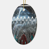 Prachtige Abstracte kunstprint Keramisch Ornament (Links)