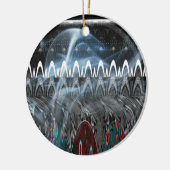 Prachtige Abstracte kunstprint Keramisch Ornament (Links)