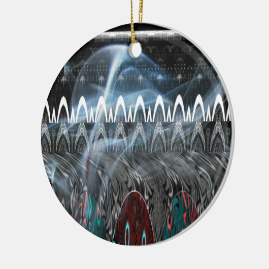 Prachtige Abstracte kunstprint Keramisch Ornament (Links)