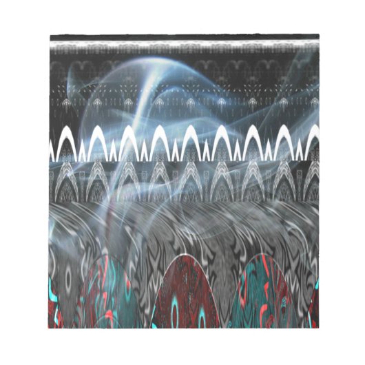 Prachtige Abstracte kunstprint Notitieblok (Voorkant)