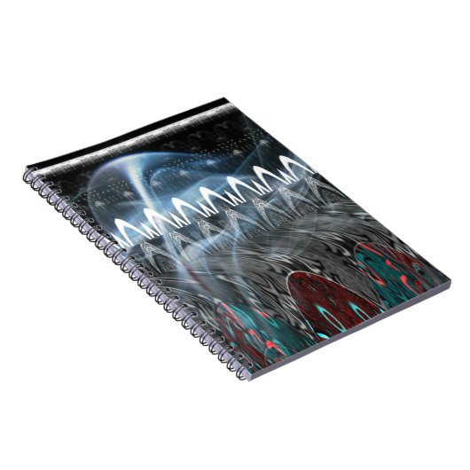 Prachtige Abstracte kunstprint Notitieboek (Rechterzijde)