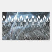 Prachtige Abstracte kunstprint Rechthoekige Sticker (Voorkant)