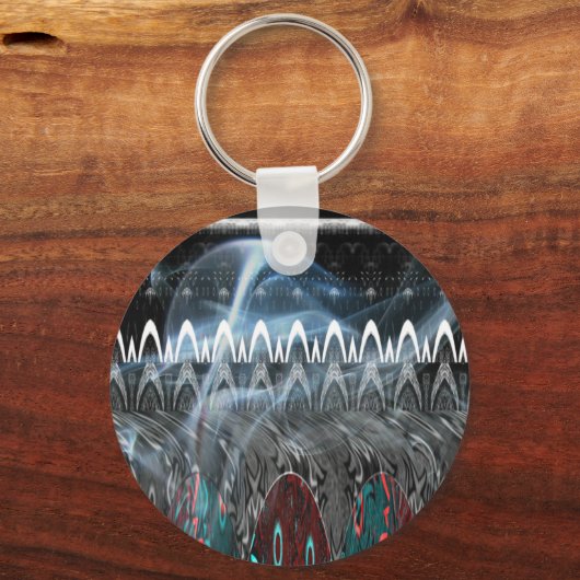 Prachtige Abstracte kunstprint Sleutelhanger (Voorkant)