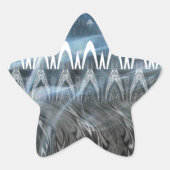 Prachtige Abstracte kunstprint Ster Sticker (Voorkant)