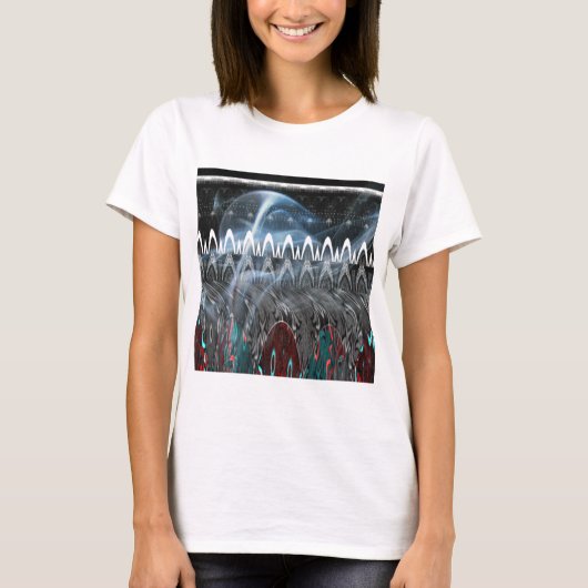 Prachtige Abstracte kunstprint T-shirt (Voorkant)