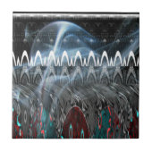 Prachtige Abstracte kunstprint Tegeltje (Voorkant)