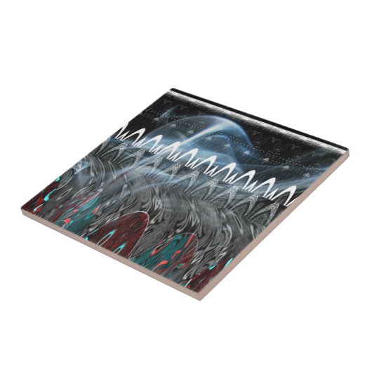 Prachtige Abstracte kunstprint Tegeltje (Zijkant)