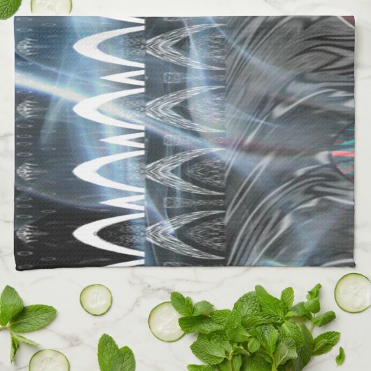 Prachtige Abstracte kunstprint Theedoek (Gevouwen)