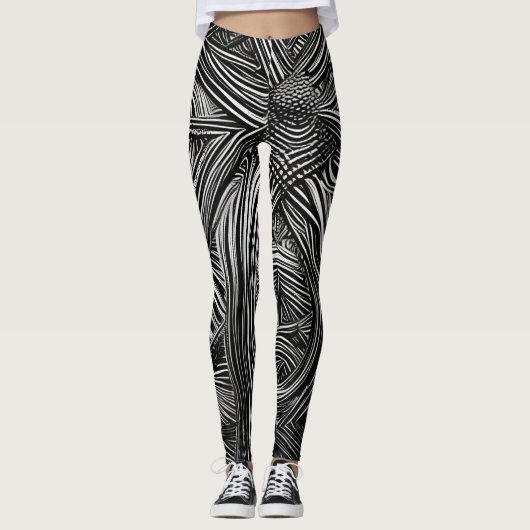 Prachtige Abstracte Leggings (Voorkant)