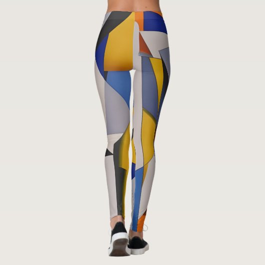 Prachtige Abstracte Leggings (Achterkant)