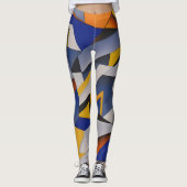 Prachtige Abstracte Leggings (Voorkant)